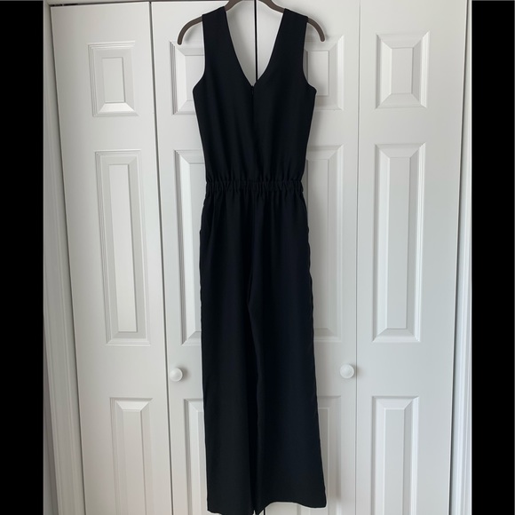 Oliver Grace Black Sabrina V-Neck and Open Back Jumpsuit Size S/M - Picture 9 of 10